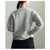 シンプルに映える配色アクセントクルーネックニット レディース トップス | Sawa a la mode | 詳細画像15