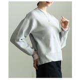 シンプルに映える配色アクセントクルーネックニット レディース トップス | Sawa a la mode | 詳細画像19