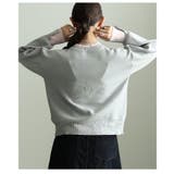 シンプルに映える配色アクセントクルーネックニット レディース トップス | Sawa a la mode | 詳細画像21