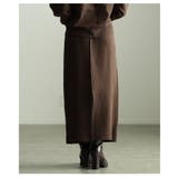 縦ラインですっきり見せるロングニットスカート レディース スカート | Sawa a la mode | 詳細画像15
