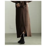 縦ラインですっきり見せるロングニットスカート レディース スカート | Sawa a la mode | 詳細画像18