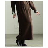 縦ラインですっきり見せるロングニットスカート レディース スカート | Sawa a la mode | 詳細画像19