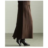 縦ラインですっきり見せるロングニットスカート レディース スカート | Sawa a la mode | 詳細画像20