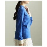 顔まわり華やぐ配色ラインニットプルオーバー レディース トップス | Sawa a la mode | 詳細画像21 