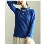 顔まわり華やぐ配色ラインニットプルオーバー レディース トップス | Sawa a la mode | 詳細画像22 