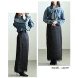 甘さを結ぶボリュームリボンデニムシャツ レディース トップス | Sawa a la mode | 詳細画像10