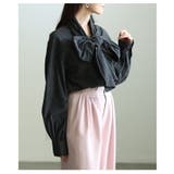 甘さを結ぶボリュームリボンデニムシャツ レディース トップス | Sawa a la mode | 詳細画像15