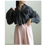 甘さを結ぶボリュームリボンデニムシャツ レディース トップス | Sawa a la mode | 詳細画像21