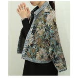 羽織って華やぐフラワージャガードデニムジャケット レディース アウター | Sawa a la mode | 詳細画像22