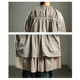 甘さを添えるチュール切り替えノーカラーブルゾン レディース アウター | Sawa a la mode | 詳細画像5