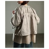 甘さを添えるチュール切り替えノーカラーブルゾン レディース アウター | Sawa a la mode | 詳細画像9