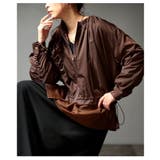 甘さを添えるチュール切り替えノーカラーブルゾン レディース アウター | Sawa a la mode | 詳細画像12