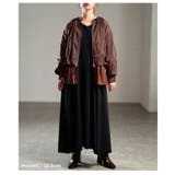 甘さを添えるチュール切り替えノーカラーブルゾン レディース アウター | Sawa a la mode | 詳細画像13