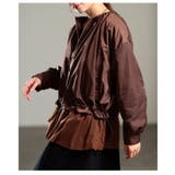 甘さを添えるチュール切り替えノーカラーブルゾン レディース アウター | Sawa a la mode | 詳細画像19