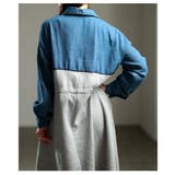 気負わず着映えるデニムドッキングロングワンピース レディース ワンピース | Sawa a la mode | 詳細画像9