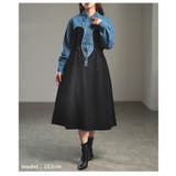 気負わず着映えるデニムドッキングロングワンピース レディース ワンピース | Sawa a la mode | 詳細画像13