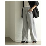 杢グレー | リラクシーでラクなのにきちんと見えな裏毛ピンタックパンツ レディース ファッショ… | Sawa a la mode