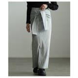 杢グレー | お洒落好き必見！一体スリーブ腰巻風カットリブナロースカート レディース ファッシ… | Sawa a la mode