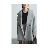 グレー | 都会的な着こなしでサマになるシャギーミドルコート レディース ファッション | Sawa a la mode