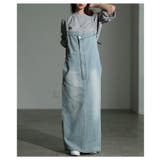 ブリーチ | 大人カジュアルの新定番アシンメトリーデニムジャンパースカート レディース | Sawa a la mode