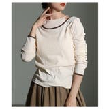 アイボリー | トレンドを抑えたアメスリタンクレイヤード風リブカットソー レディース ファッショ… | Sawa a la mode