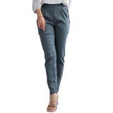 グレー | 360度褒められる究極美脚なストレッチテーパードパンツ レディース ファッション | Sawa a la mode