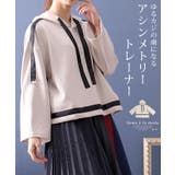 ホワイト | ラインリボンボンディングパーカー レディース ファッション | Sawa a la mode