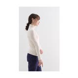 クリーム | レイヤードで楽しむシンプルなタートルネックトップス レディース ファッション | Sawa a la mode