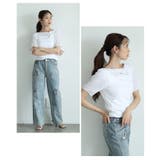 ホワイト | 私に似合うが見つかるボートネックサマーニットトップス レディース ファッション | Sawa a la mode