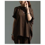 ブラウン | 大人の格上スタイルをつくるハンサムドルマントップス レディース ファッション | Sawa a la mode