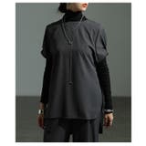 チャコール | 大人の格上スタイルをつくるハンサムドルマントップス レディース ファッション | Sawa a la mode