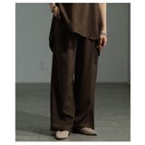 ブラウン | 大人の格上スタイルをつくるハンサムスラックスパンツ レディース ファッション | Sawa a la mode