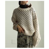 ベージュ | レイヤードが映えるざっくりメッシュニットトップス レディース ファッション | Sawa a la mode