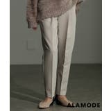 ベージュ | オンオフ使える美脚テーパードパンツ 美脚 レディース | Sawa a la mode