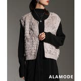 グレー | 大人の余裕を纏うループフリンジベスト レディース ファッション | Sawa a la mode