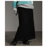 ブラック | 軽やかにすらり穿けるメッシュストレートロングスカート レディース ファッション | Sawa a la mode
