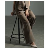 ベージュ | 大人スポーティーなサイドラインワイドパンツ レディース ファッション | Sawa a la mode