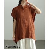 ブラウン | すっきり映えるスクエアシルエットシアーブラウス レディース トップス | Sawa a la mode