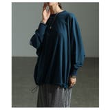 ダークブルー | 大人の抜け感を楽しむオーガンジードッキングプルオーバー レディース ファッション | Sawa a la mode