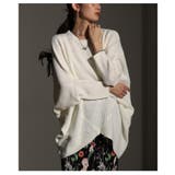オフホワイト | ゆるっとこなれるドルマンニットトップス レディース ファッション | Sawa a la mode