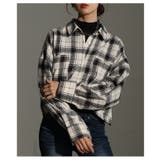 アイボリー | 旬なシルエット纏うトラッドチェック柄クロップドシャツ レディース ファッション | Sawa a la mode