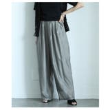 モカ | リラクシーにこなれるカーブシアーエアリータックパンツ レディース ファッション | Sawa a la mode