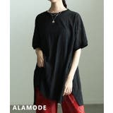 ブラック | 一枚で華やぐシアーペイズリー柄トップス レディース トップス | Sawa a la mode