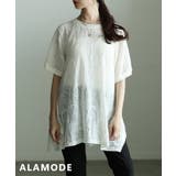 オフホワイト | 一枚で華やぐシアーペイズリー柄トップス レディース トップス | Sawa a la mode