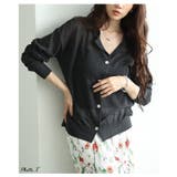 チャコール | 万能な着回し力と旬顔纏うシアーニットカーディガン レディース ファッション | Sawa a la mode