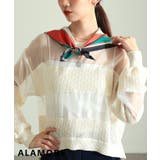 ベージュ | コーデを格上げするクラシックパターンスクエアスカーフ レディース 小物 | Sawa a la mode