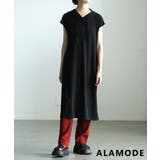 ブラック | 楽して決まるフーディデザインロングワンピース レディース ワンピース | Sawa a la mode