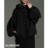 ブラック | 軽やかに羽織れるライトボリュームマウンテンパーカー レディース アウター | Sawa a la mode