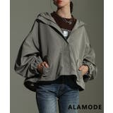 グレー | 軽やかに羽織れるライトボリュームマウンテンパーカー レディース アウター | Sawa a la mode