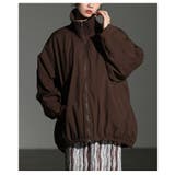 ブラウン | 羽織るだけでこなれるビッグシルエット中綿アウター レディース ファッション | Sawa a la mode